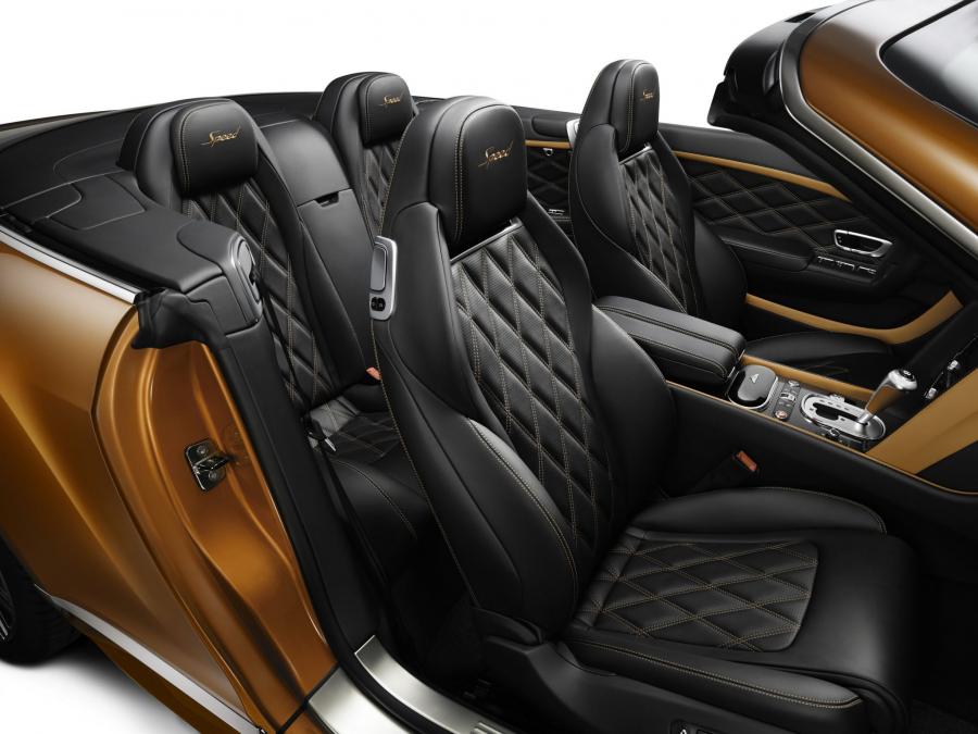 Интерьер Bentley Continental GT Speed Convertible 2014 года  (фото 5 из 6)
